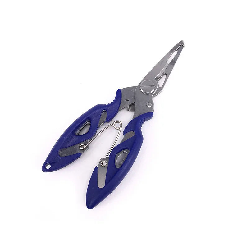 1Pc Fishing Lure Plier Scissors Multifunctional Cutting Lines Uncoupling Fish Hooks Opening Coils Outdoor Fishing Tools Plier