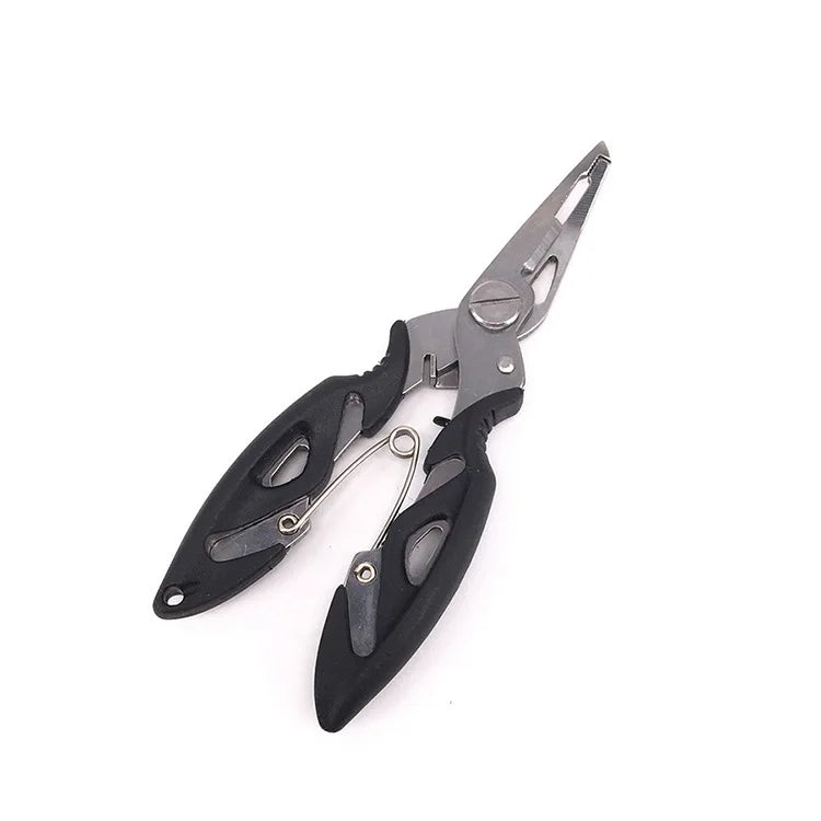 1Pc Fishing Lure Plier Scissors Multifunctional Cutting Lines Uncoupling Fish Hooks Opening Coils Outdoor Fishing Tools Plier